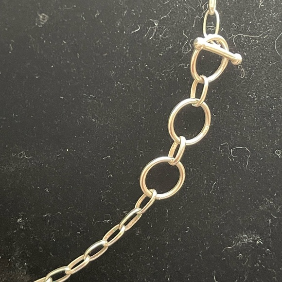 Bali Goddess Carved Bone and Peridot Toggle Clasp Necklace - Picture 7 of 7